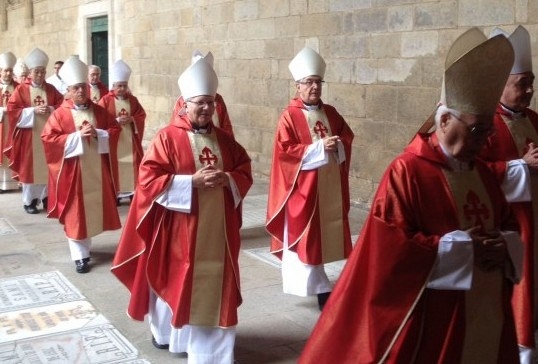 Nuestro Obispo en Santiago de Compostela