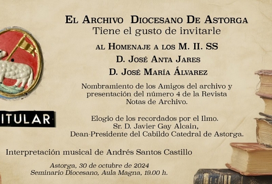 EL ARCHIVO RINDE HOMENAJE A D. JOSÉ ANTA Y D. JOSÉ MARÍA ÁLVAREZ