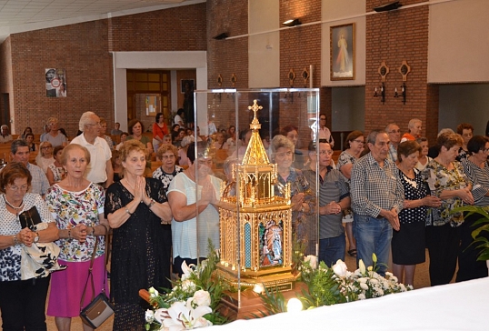 Visita de las reliquias de Santa Bernardita a la diócesis de Astorga