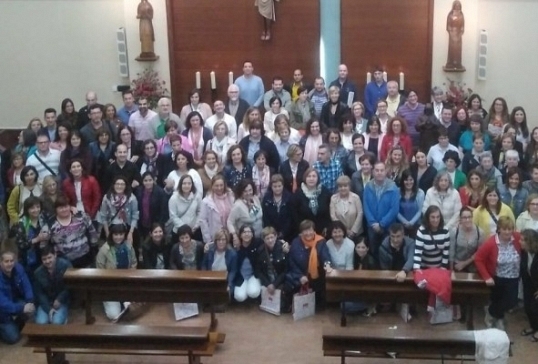 Profesores de religión de la provincia eclesiástica de Oviedo reunidos en Santander
