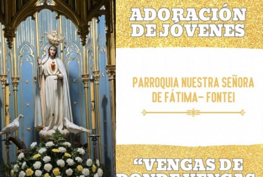 VIGILIA DE ADORACIÓN PARA JÓVENES EN FONTEI