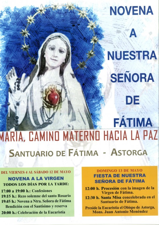 Novena y fiesta a Nuestra Señora de Fátima en el santuario ...