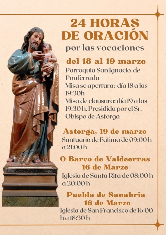 24 Horas De OraciÓn Por Las Vocaciones Diocesisastorga Es